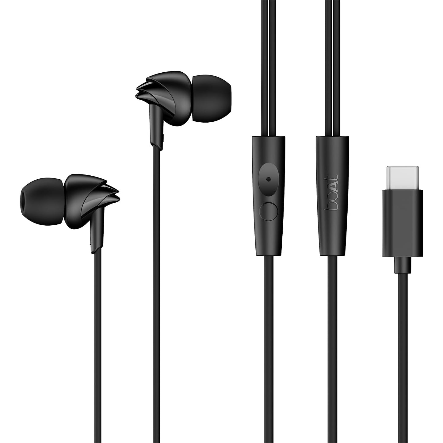 Best Wired Type-C Headphones with Mic – High Bass Stereo Sound
