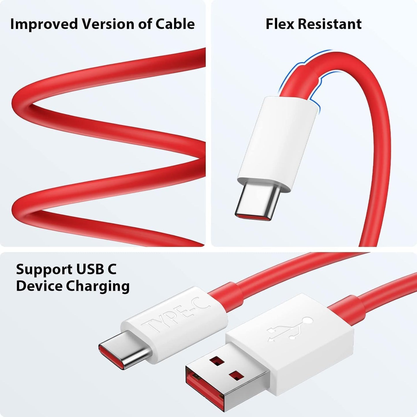 ⚡ OnePlus Konnect X USB-A to Type-C Cable – 60W Fast Charge