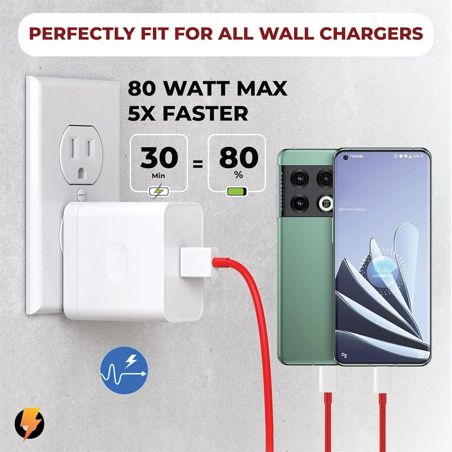 ⚡ OnePlus Konnect X USB-A to Type-C Cable – 60W Fast Charge
